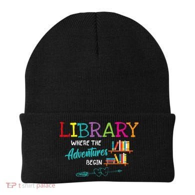 Library Books Where Adventure Begins Librarian Reader Beanie