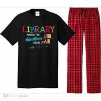 Library Books Where Adventure Begins Librarian Reader Pajama Set thumb 0
