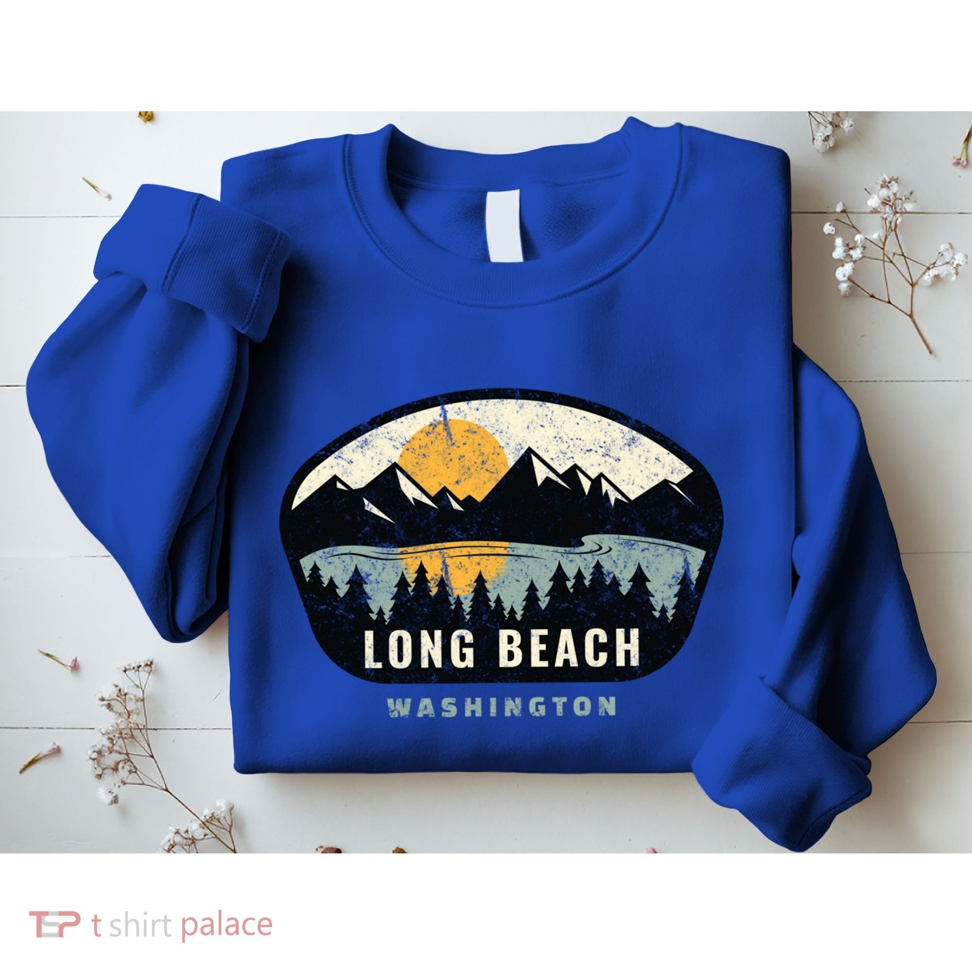 Long Beach Washington Wa Vacation Souvenir Gift Sweatshirt