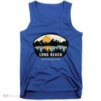 Long Beach Washington Wa Vacation Souvenir Gift Tank Top thumb 0