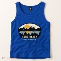 Long Beach Washington Wa Vacation Souvenir Gift Tank Top thumb 2