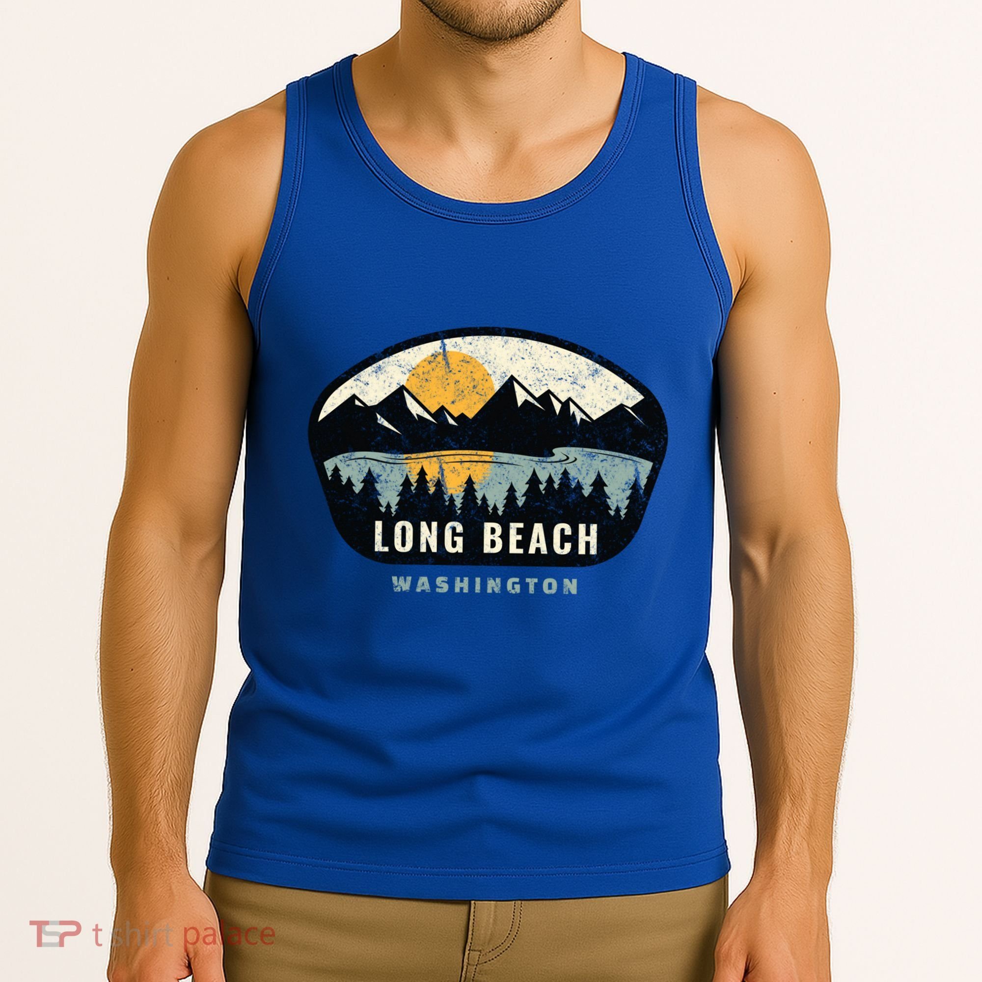 Long Beach Washington Wa Vacation Souvenir Gift Tank Top