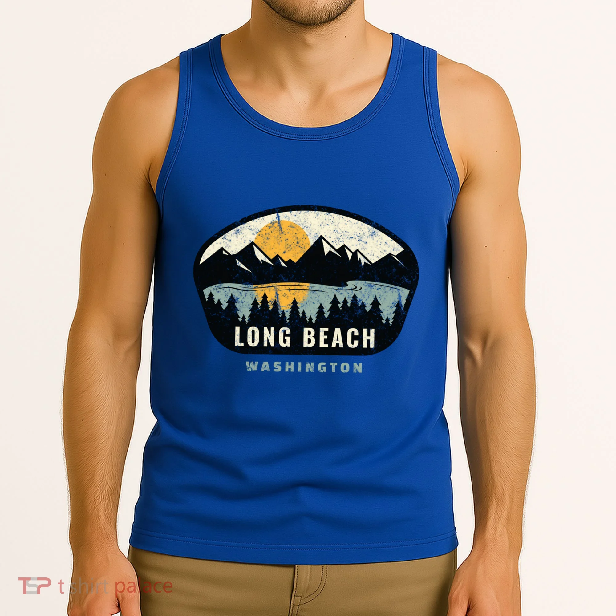 Long Beach Washington Wa Vacation Souvenir Gift Tank Top