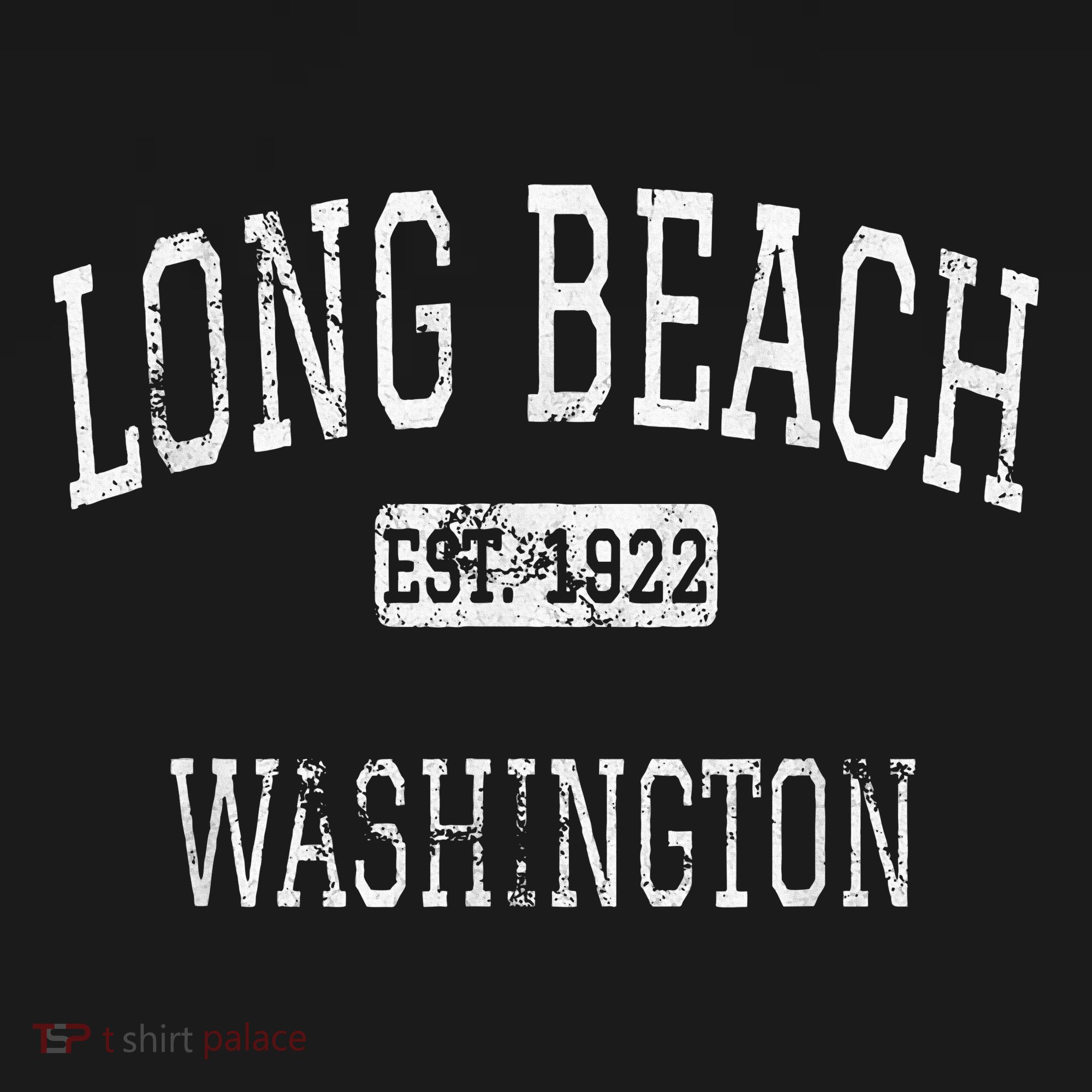 Long Beach Washington Wa Vintage T-Shirt