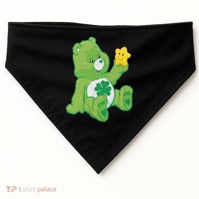 Lucky Bear With Star Saint Patrick's Day Irish Shamrock Cute Funny USA-Made Doggie Bandana