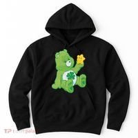 Lucky Bear With Star Saint Patrick's Day Irish Shamrock Cute Funny Hoodie thumb 0