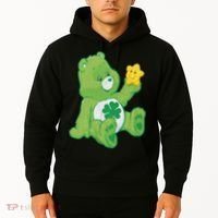 Lucky Bear With Star Saint Patrick's Day Irish Shamrock Cute Funny Hoodie thumb 2