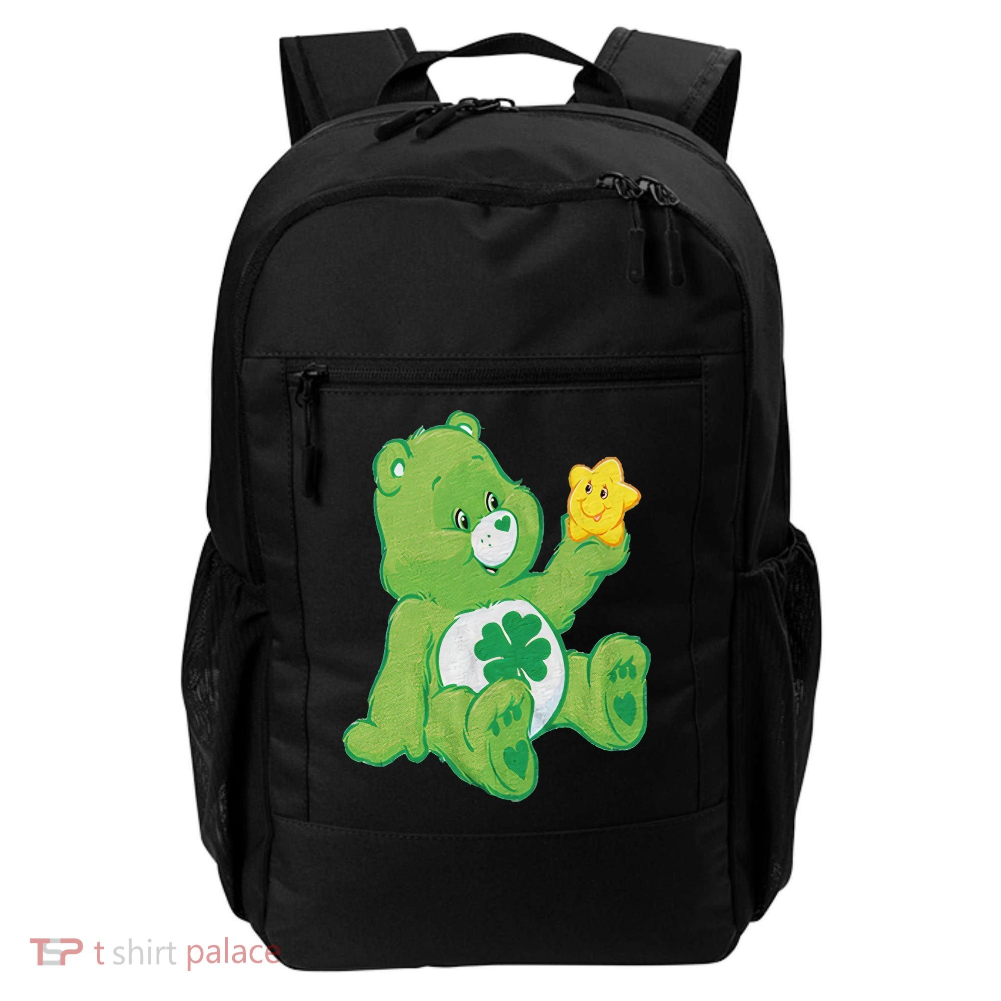 Lucky Bear With Star Saint Patrick's Day Irish Shamrock Cute Funny Backpack