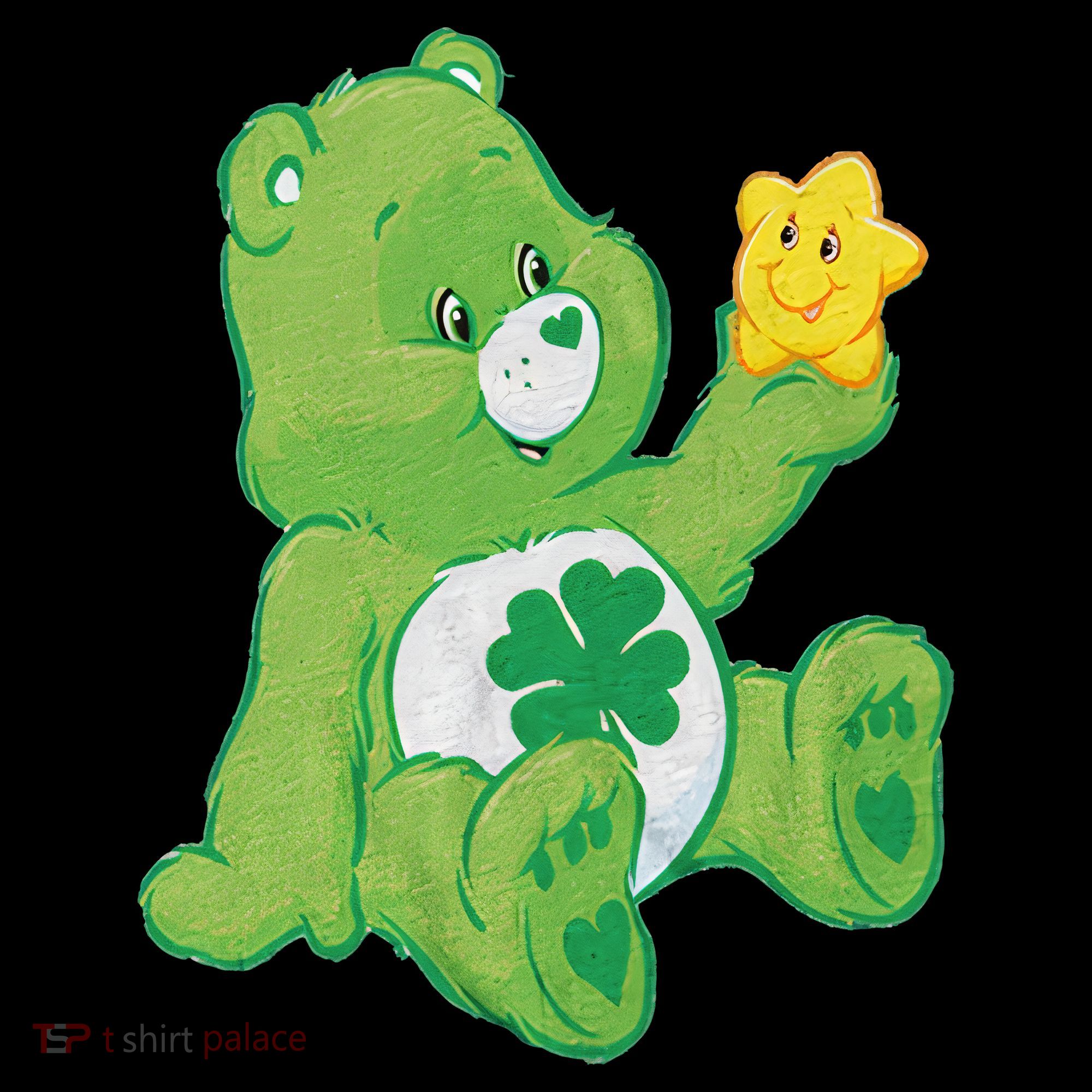 Lucky Bear With Star Saint Patrick's Day Irish Shamrock Cute Funny Coffee Mug