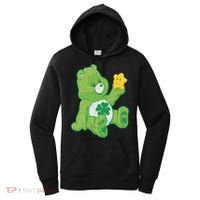 Lucky Bear With Star Saint Patrick's Day Irish Shamrock Cute Funny Women's Hoodie thumb 0