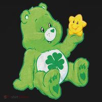 Lucky Bear With Star Saint Patrick's Day Irish Shamrock Cute Funny Women's Hoodie thumb 2