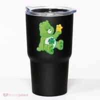 Lucky Bear With Star Saint Patrick's Day Irish Shamrock Cute Funny Tumbler thumb 0