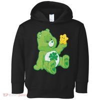 Lucky Bear With Star Saint Patrick's Day Irish Shamrock Cute Funny Toddler Hoodie thumb 0