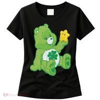 Lucky Bear With Star Saint Patrick's Day Irish Shamrock Cute Funny Women's T-Shirt thumb 0