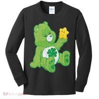 Lucky Bear With Star Saint Patrick's Day Irish Shamrock Cute Funny Kids Long Sleeve Shirt thumb 0