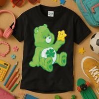 Lucky Bear With Star Saint Patrick's Day Irish Shamrock Cute Funny Kids T-Shirt thumb 3