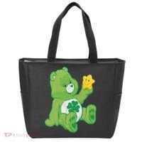 Lucky Bear With Star Saint Patrick's Day Irish Shamrock Cute Funny Tote Bag thumb 0