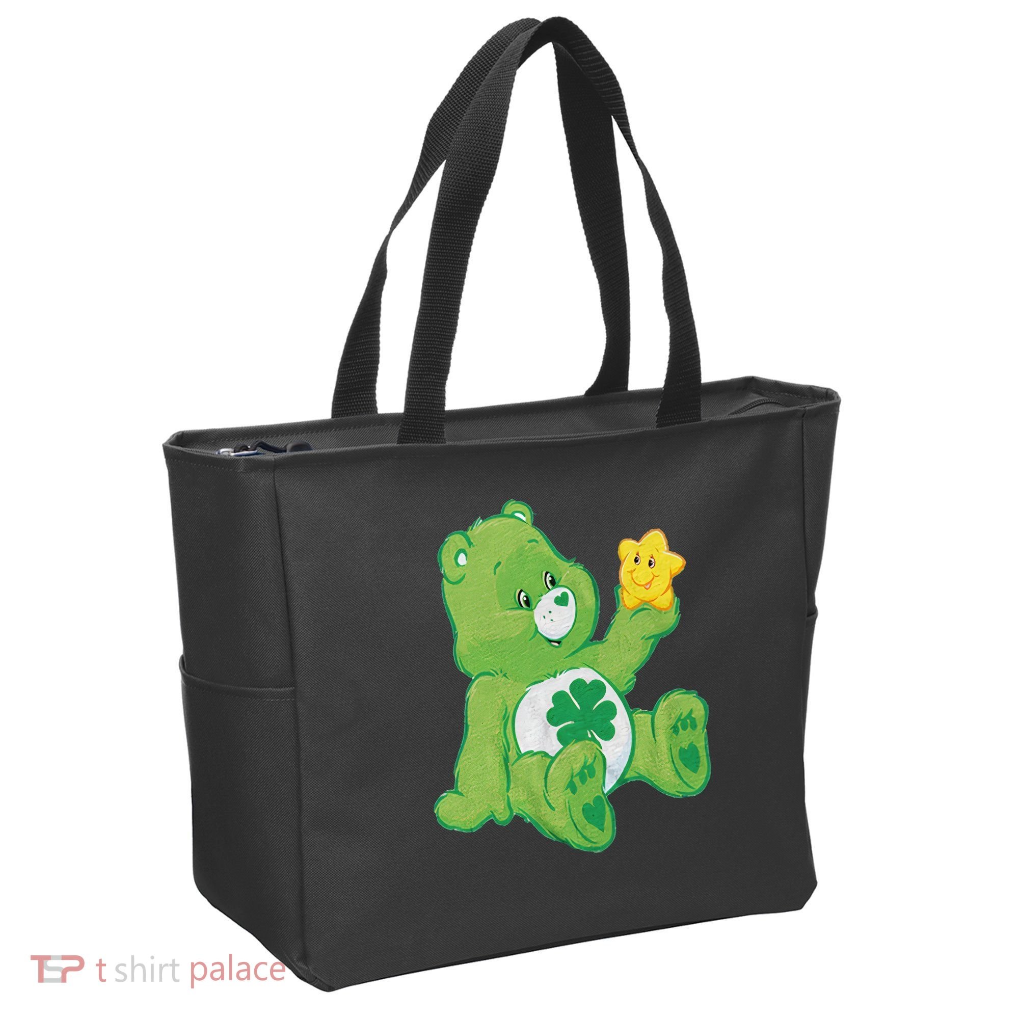 Lucky Bear With Star Saint Patrick's Day Irish Shamrock Cute Funny Tote Bag