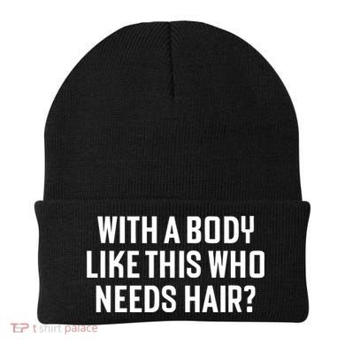 Liam Blutman With A Body Like This Who Needs Hair Beanie