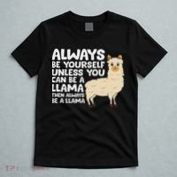 Llama Be Yourself Unless You Can Be A Llama T-Shirt thumb 5