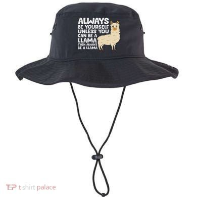 Llama Be Yourself Unless You Can Be A Llama Bucket Hat