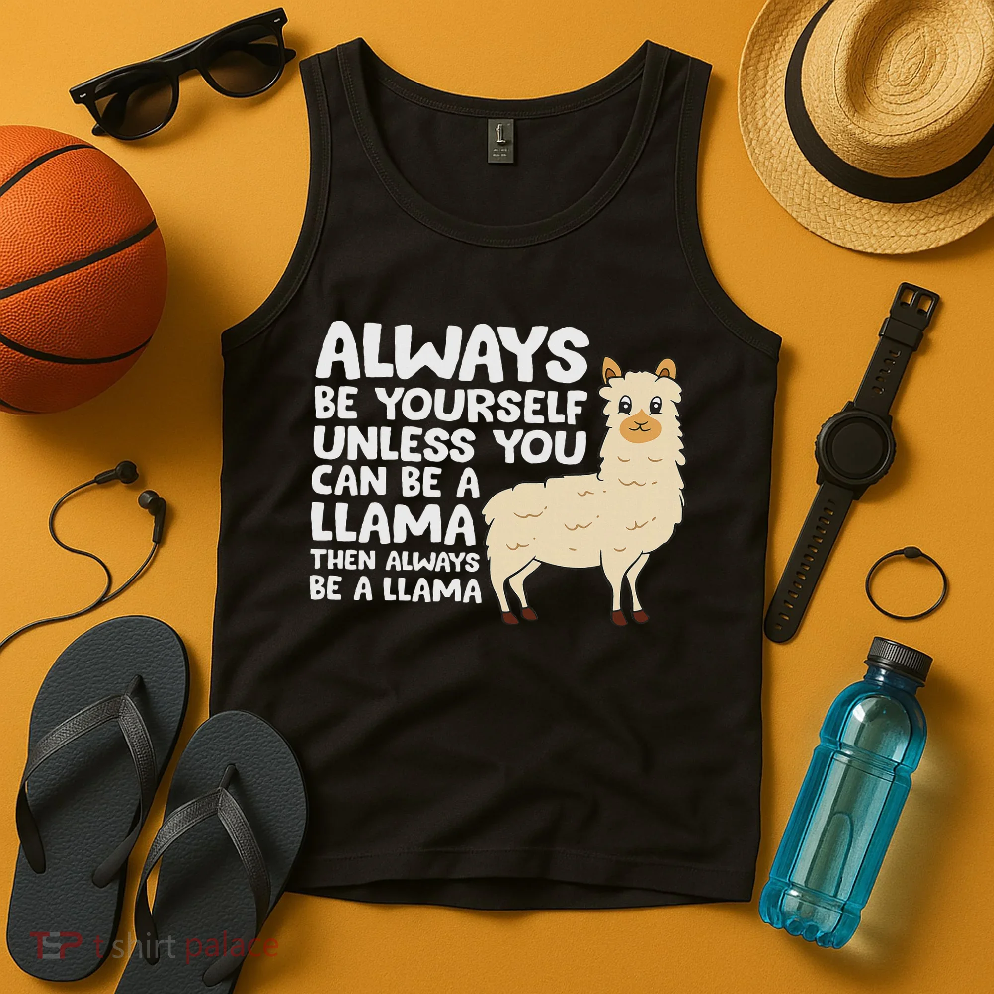 Llama Be Yourself Unless You Can Be A Llama Tank Top