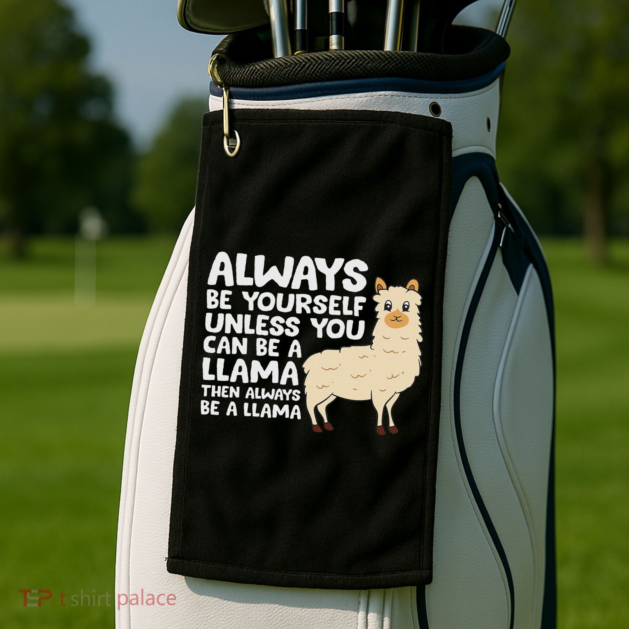 Llama Be Yourself Unless You Can Be A Llama Golf Towel