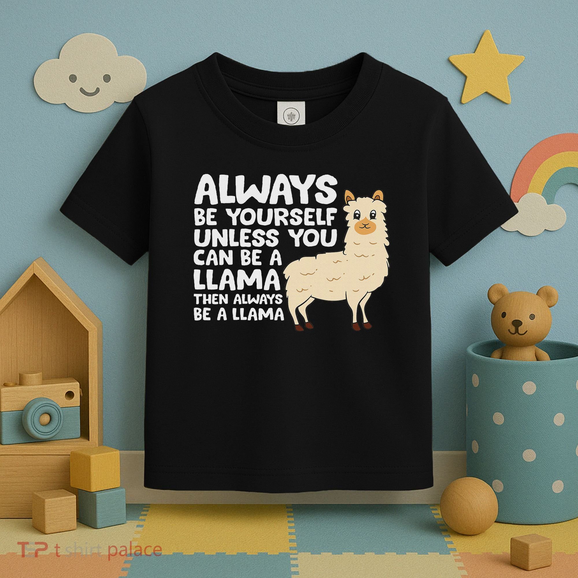 Llama Be Yourself Unless You Can Be A Llama Toddler T-Shirt