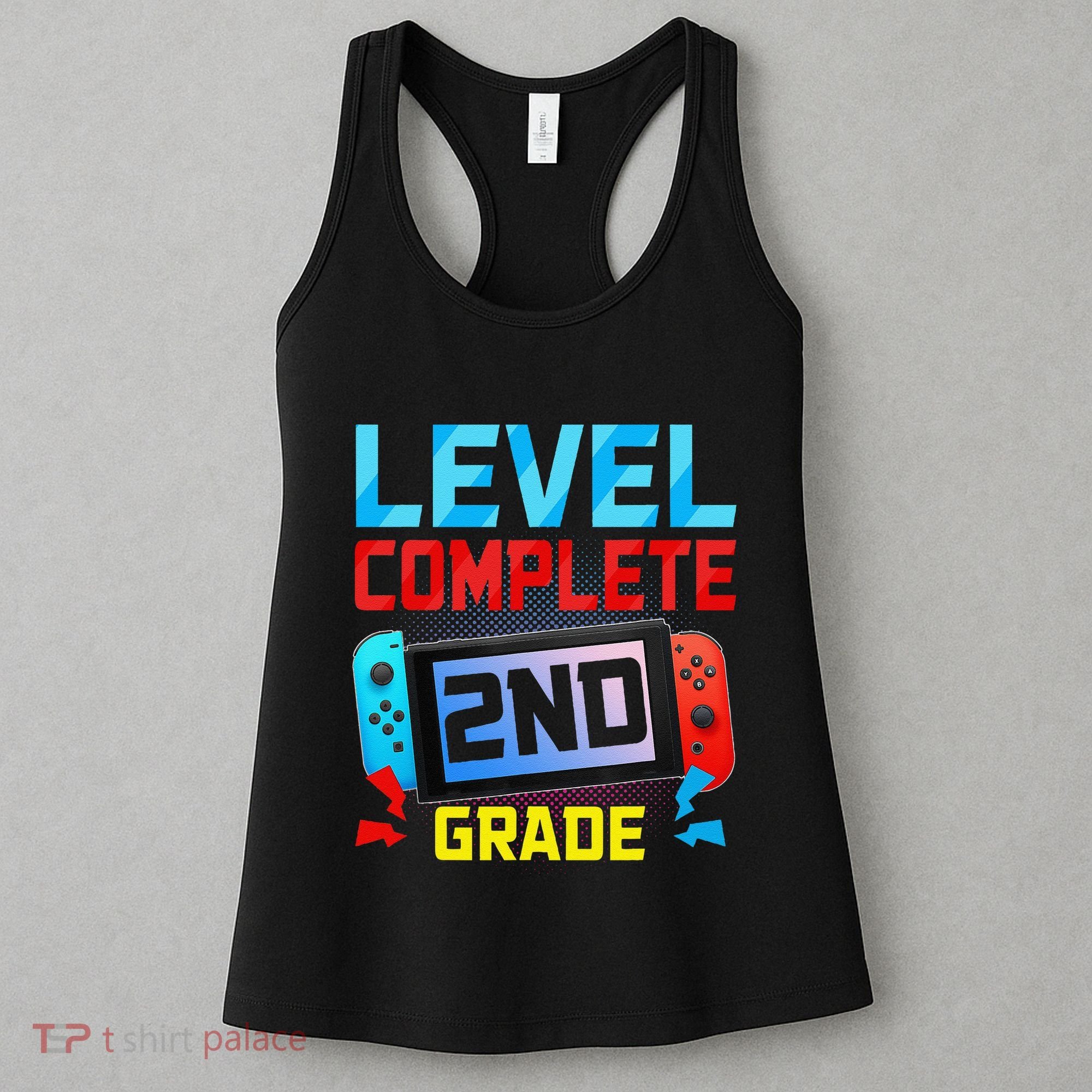 Level Complete 2nd Grade Video Game Last Day Of School Women's Tank Top