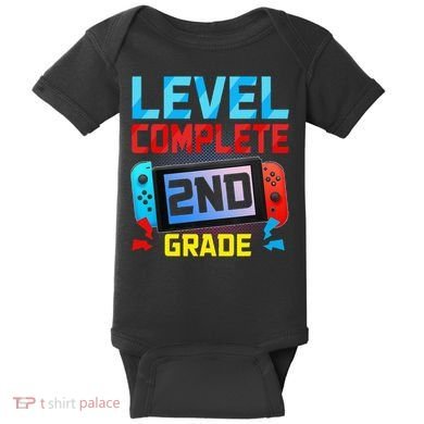 Level Complete 2nd Grade Video Game Last Day Of School Baby Bodysuit