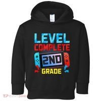 Level Complete 2nd Grade Video Game Last Day Of School Toddler Hoodie thumb 0