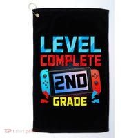 Level Complete 2nd Grade Video Game Last Day Of School Golf Towel thumb 0