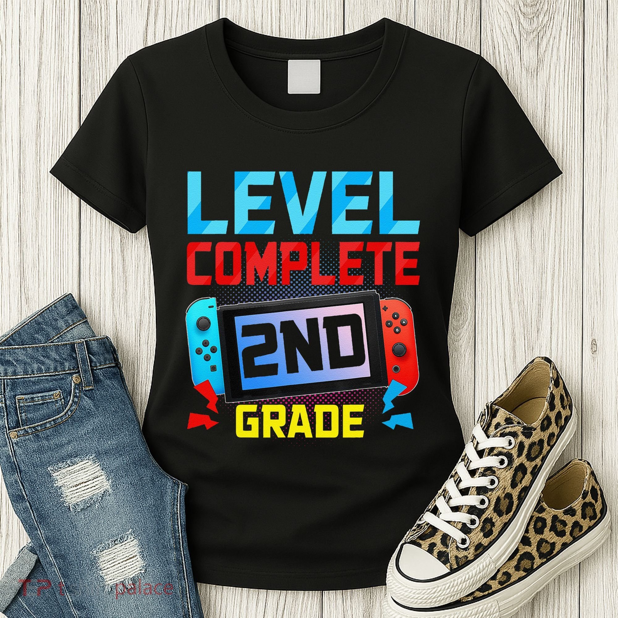 Level Complete 2nd Grade Video Game Last Day Of School Women's T-Shirt