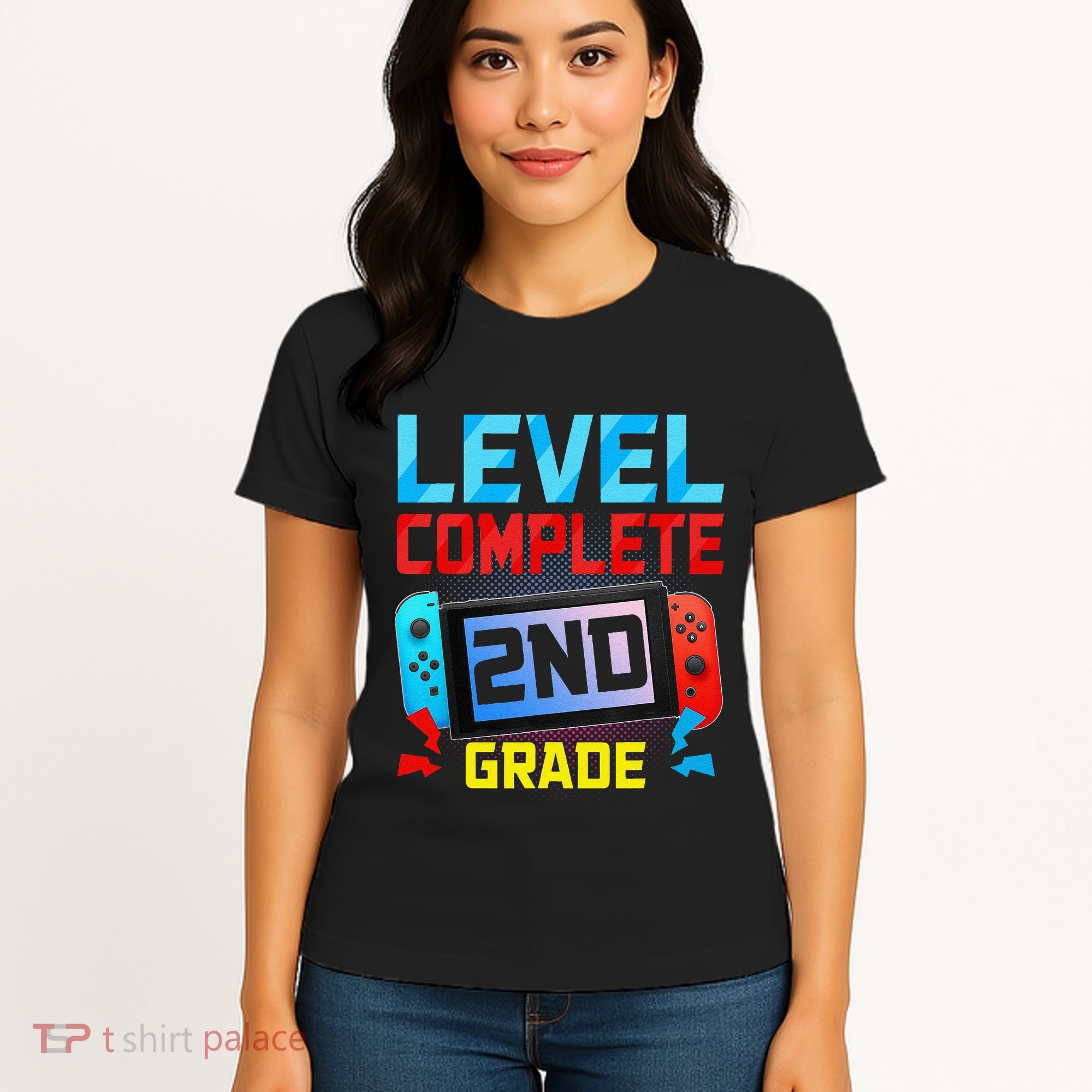 Level Complete 2nd Grade Video Game Last Day Of School Women's T-Shirt