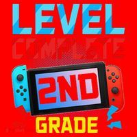 Level Complete 2nd Grade Video Game Last Day Of School Santa Hat thumb 1