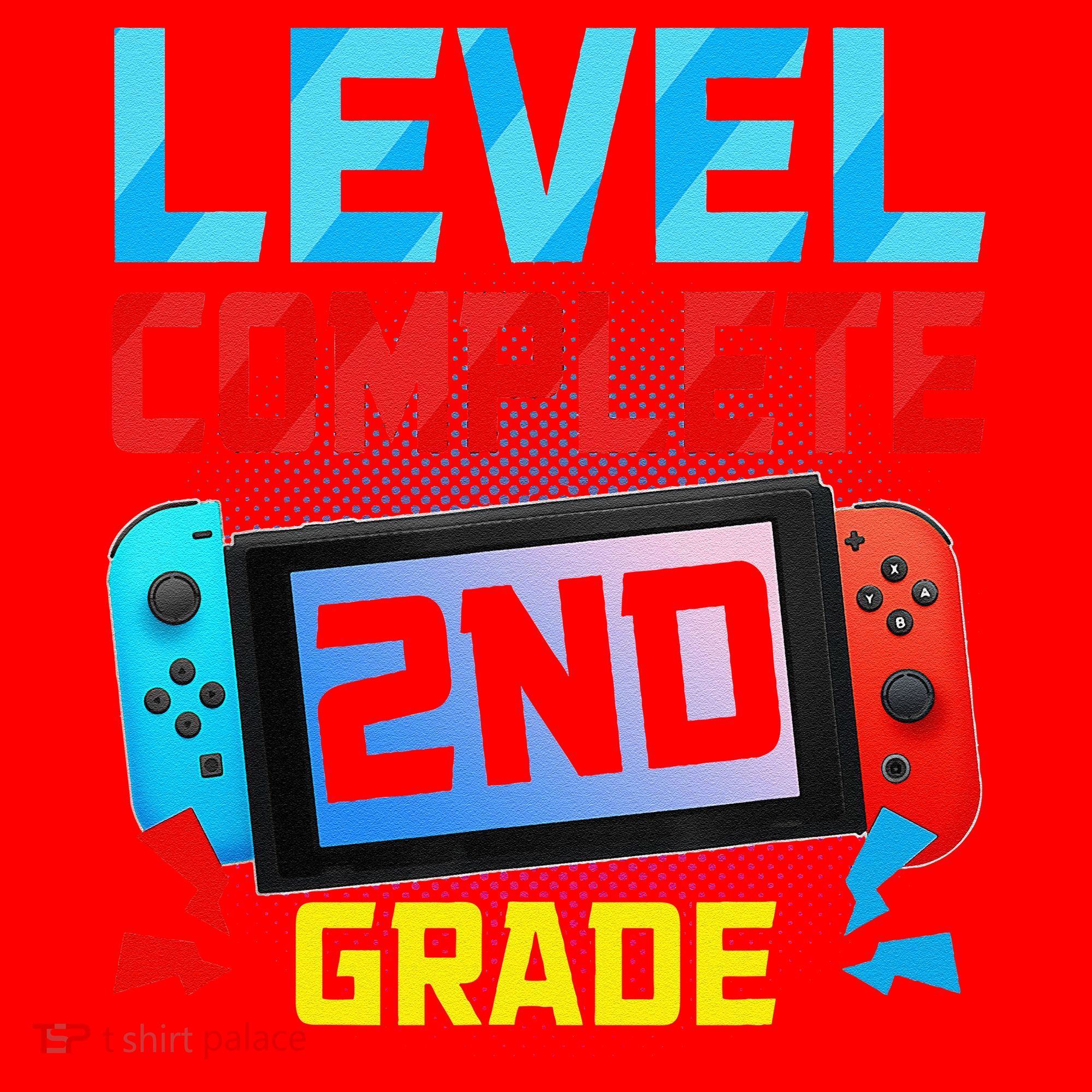Level Complete 2nd Grade Video Game Last Day Of School Santa Hat
