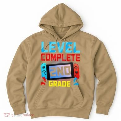 Level Complete 2nd Grade Video Game Last Day Of School Hoodie