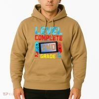 Level Complete 2nd Grade Video Game Last Day Of School Hoodie thumb 2
