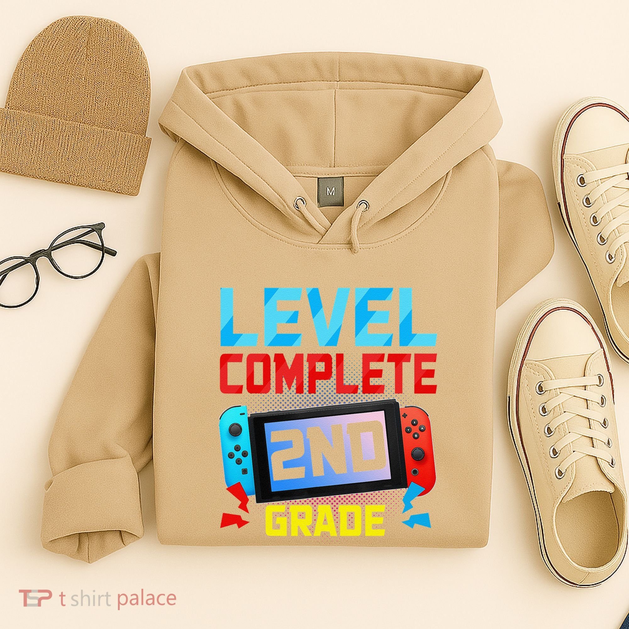Level Complete 2nd Grade Video Game Last Day Of School Hoodie