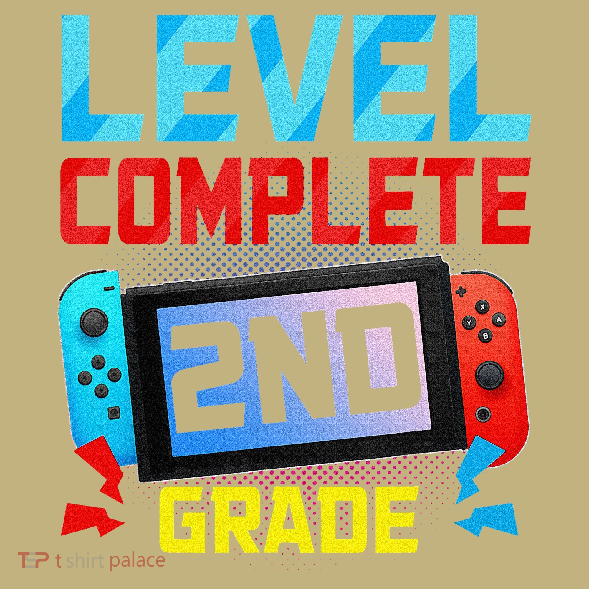Level Complete 2nd Grade Video Game Last Day Of School Long Sleeve Shirt