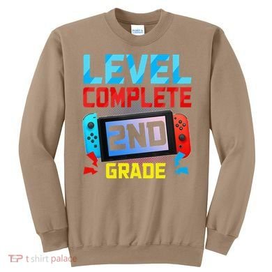 Level Complete 2nd Grade Video Game Last Day Of School Sweatshirt