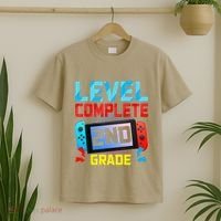 Level Complete 2nd Grade Video Game Last Day Of School T-Shirt thumb 2