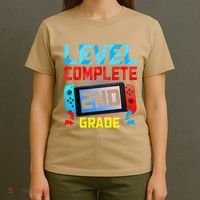Level Complete 2nd Grade Video Game Last Day Of School T-Shirt thumb 4