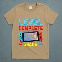 Level Complete 2nd Grade Video Game Last Day Of School T-Shirt thumb 5