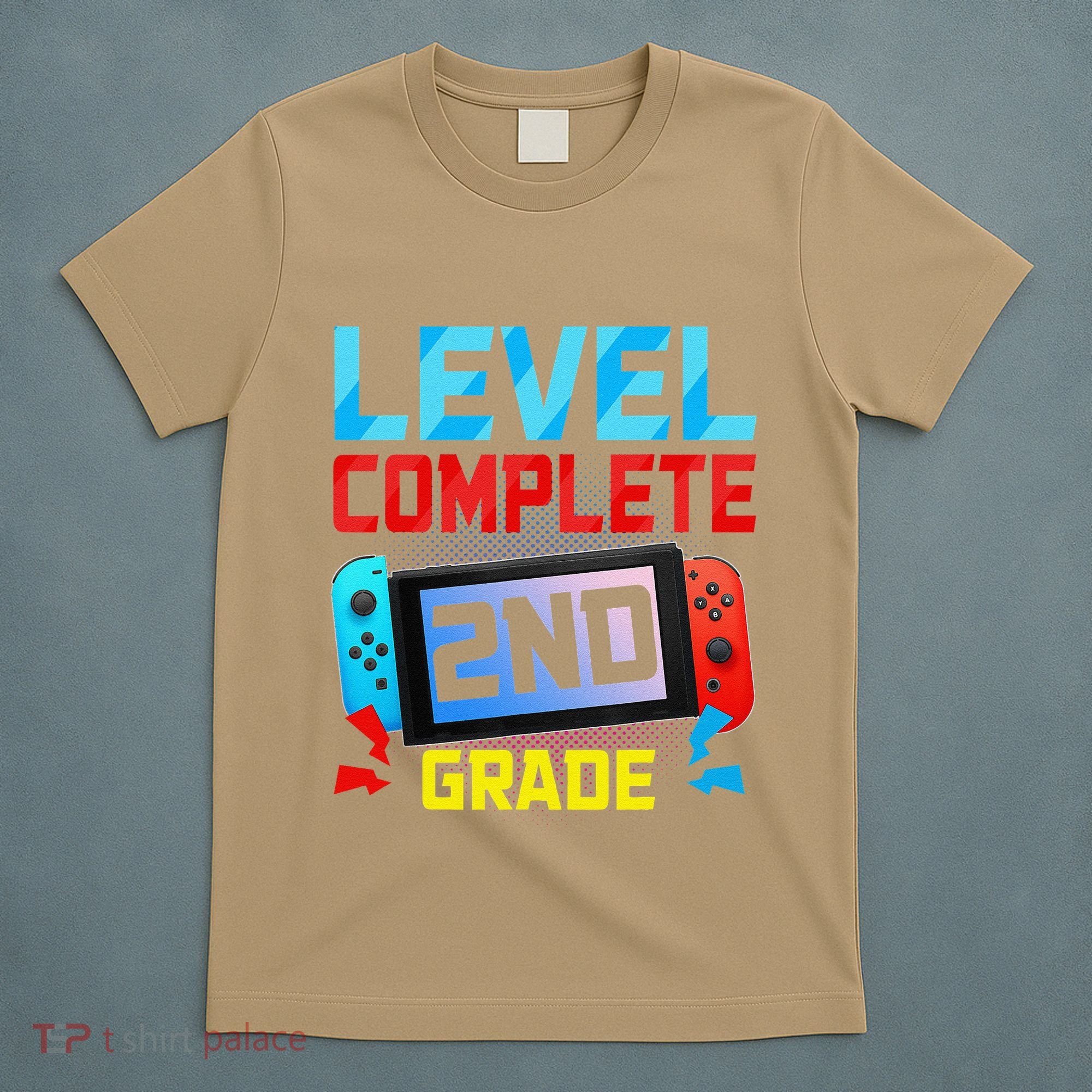 Level Complete 2nd Grade Video Game Last Day Of School T-Shirt