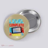 Level Complete 2nd Grade Video Game Last Day Of School Button thumb 0