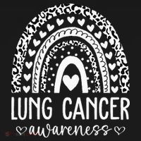 Lung Cancer Awareness We Wear White Lung Cancer Suuport Women's Hoodie thumb 2