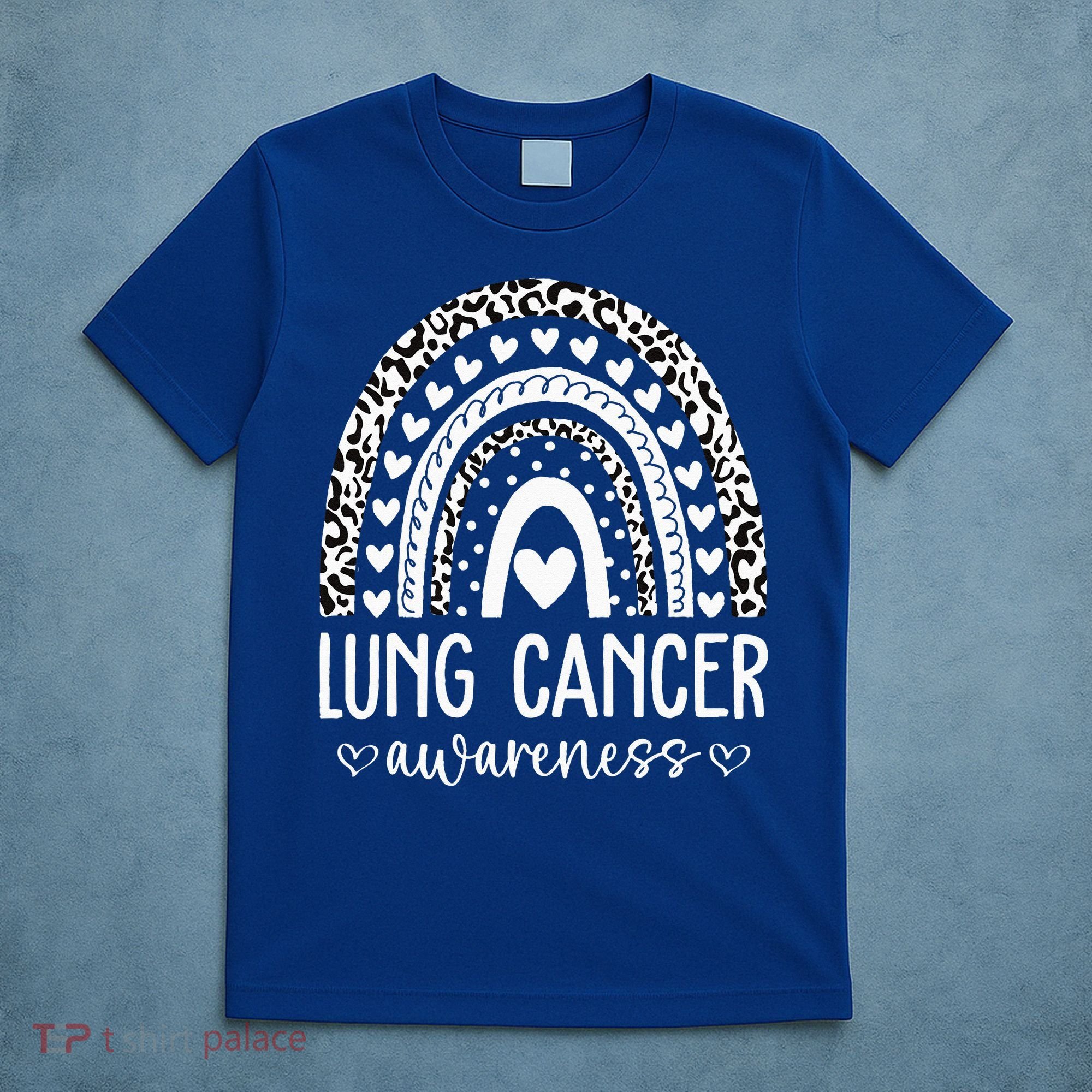 Lung Cancer Awareness We Wear White Lung Cancer Suuport T-Shirt