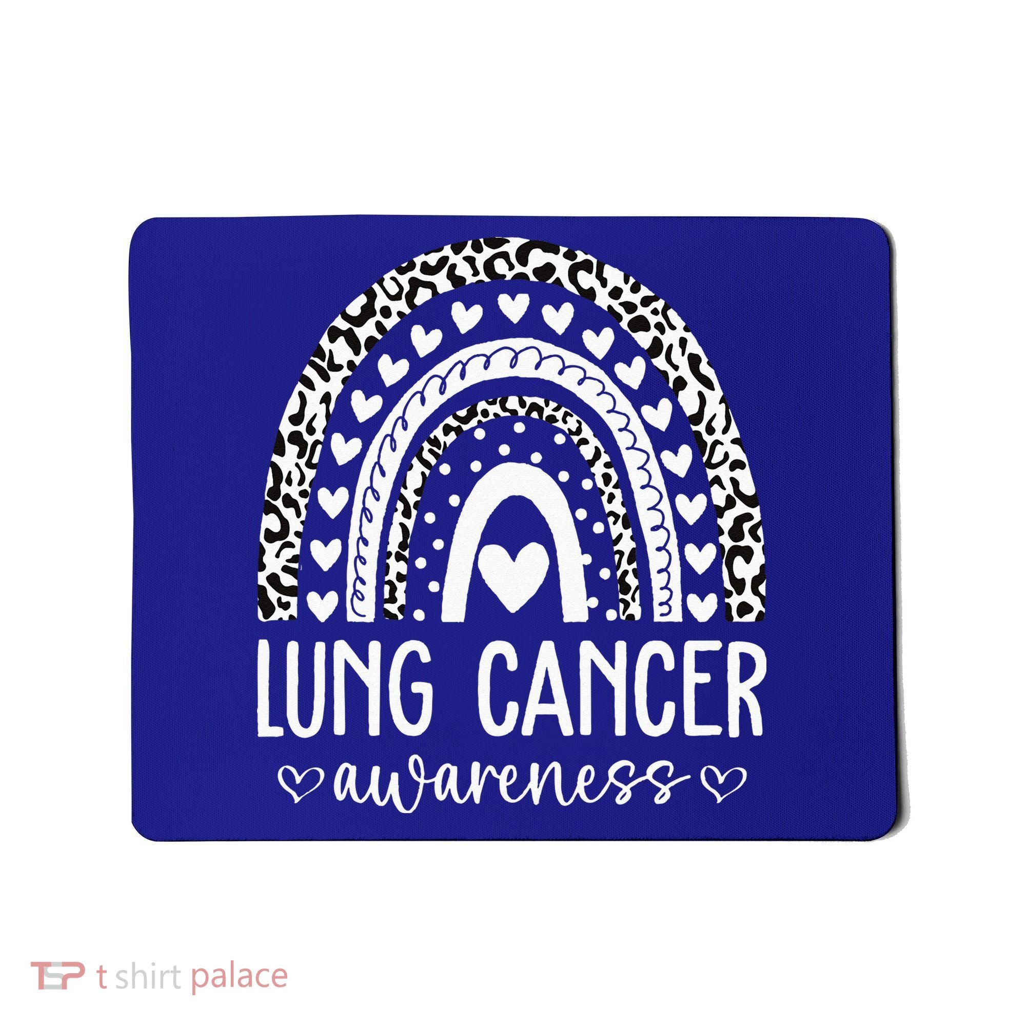 Lung Cancer Awareness We Wear White Lung Cancer Suuport Mousepad