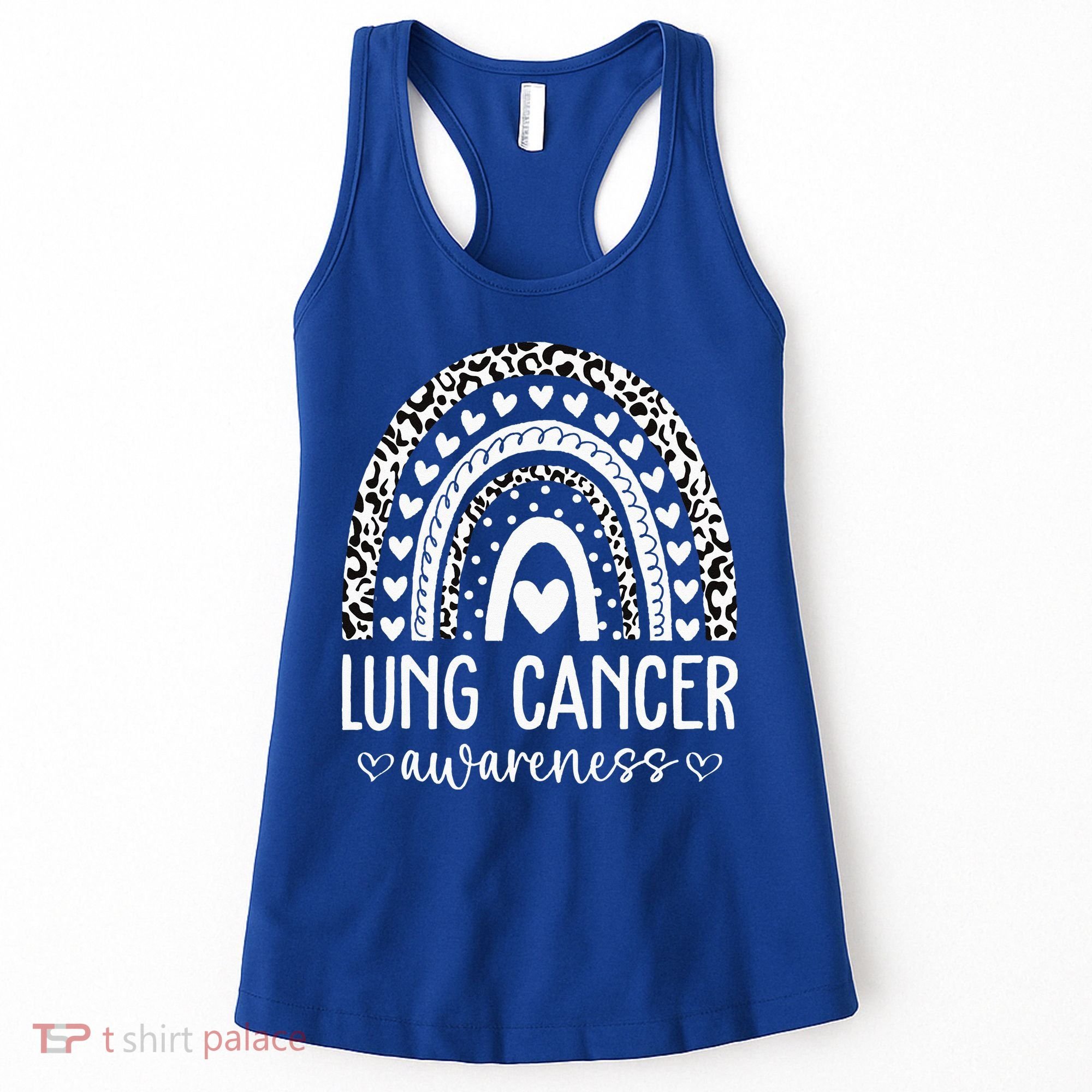 Lung Cancer Awareness We Wear White Lung Cancer Suuport Women's Tank Top